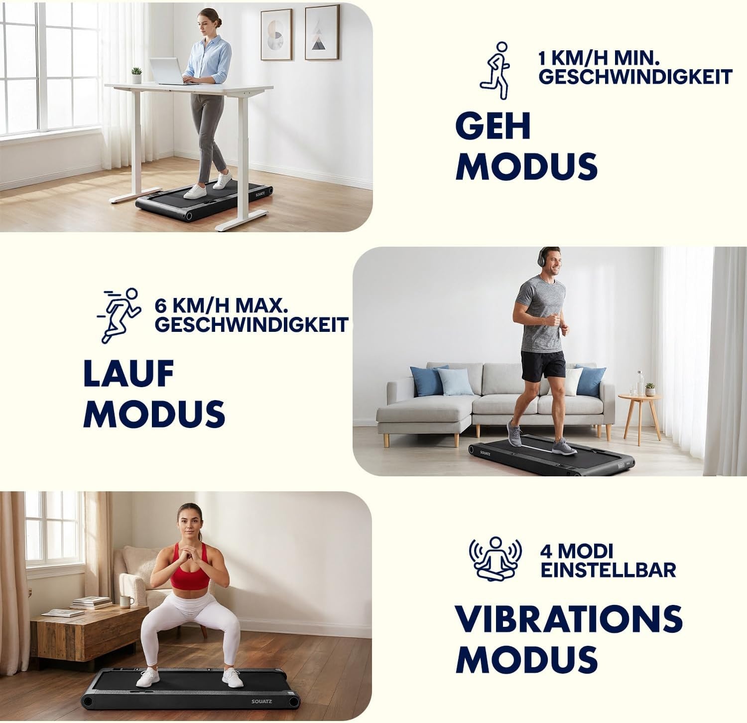 Walking Pad Laufband & Vibrationsplatte - Bis zu 35% Rabatt