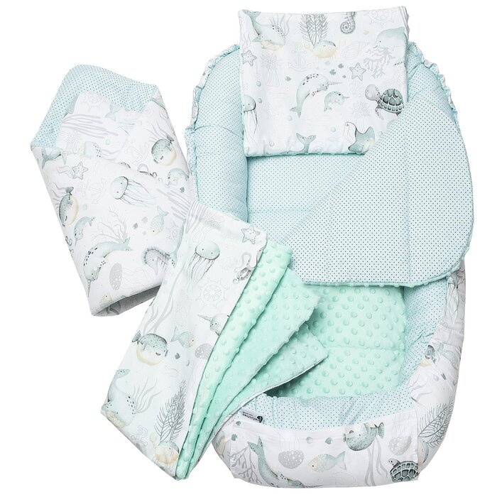 5-teiliges Babynestchen-Set Ozean - jetzt bis zu 34% sparen!