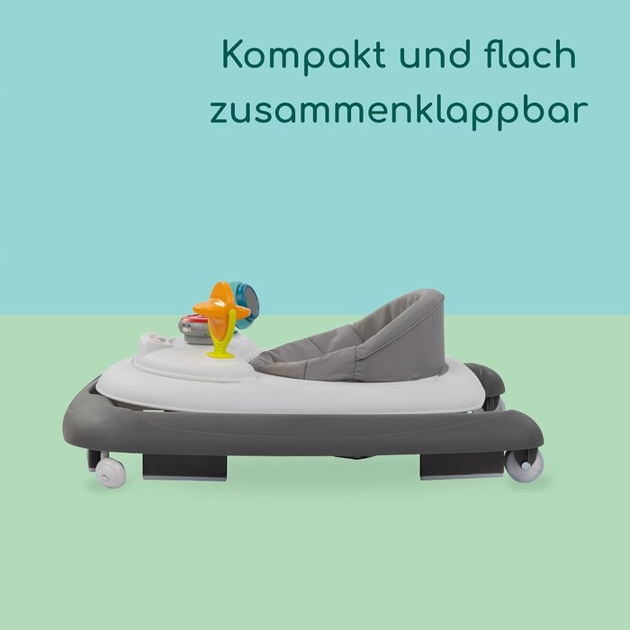 Interaktiver Lauflernwagen - Höhenverstellbar - Grau - Bis zu 34% sparen