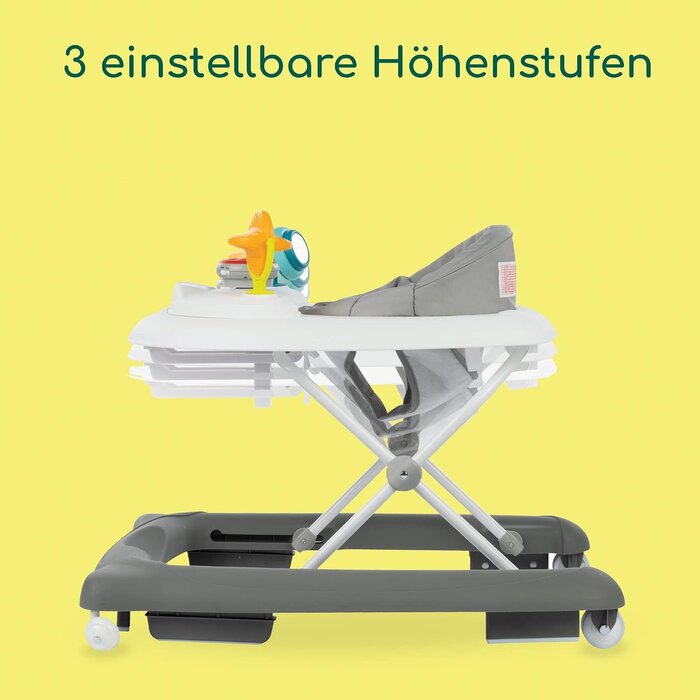 Interaktiver Lauflernwagen - Höhenverstellbar - Grau - Bis zu 34% sparen
