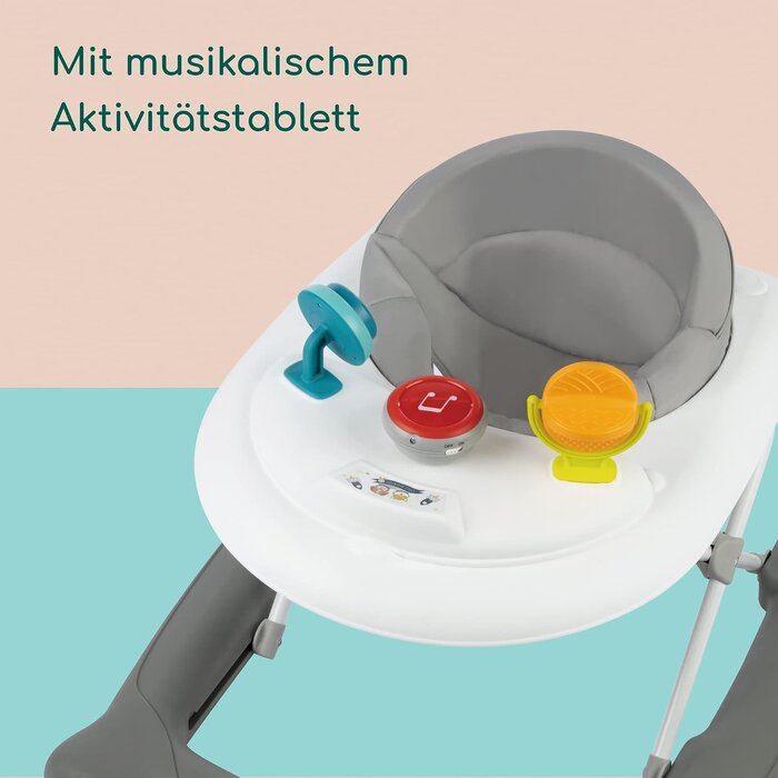 Interaktiver Lauflernwagen - Höhenverstellbar - Grau - Bis zu 34% sparen