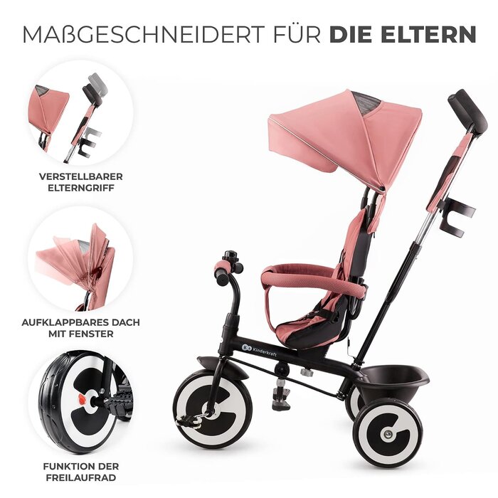 Kinder-Laufrad in Rosa - Gleichgewichtstraining - bis zu 34% Rabatt
