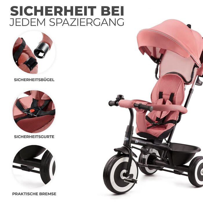 Kinder-Laufrad in Rosa - Gleichgewichtstraining - bis zu 34% Rabatt