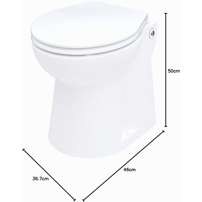 Kompakt-WC mit Zerkleinerer 500W Wandmontage - bis zu 35% reduziert