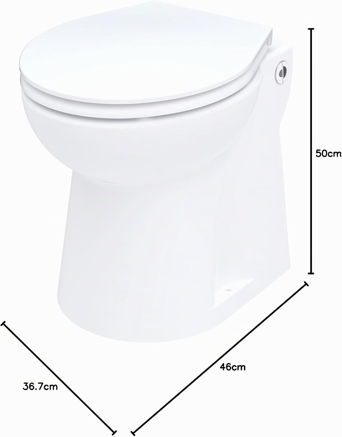 Kompakt-WC mit Zerkleinerer 500W Wandmontage - bis zu 35% reduziert