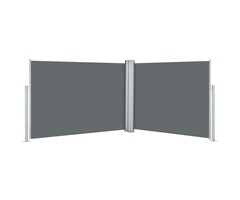 Vidaxl Ausziehbare Seitenmarkise 120 x 1000 cm, Anthrazit - 60% Rabatt