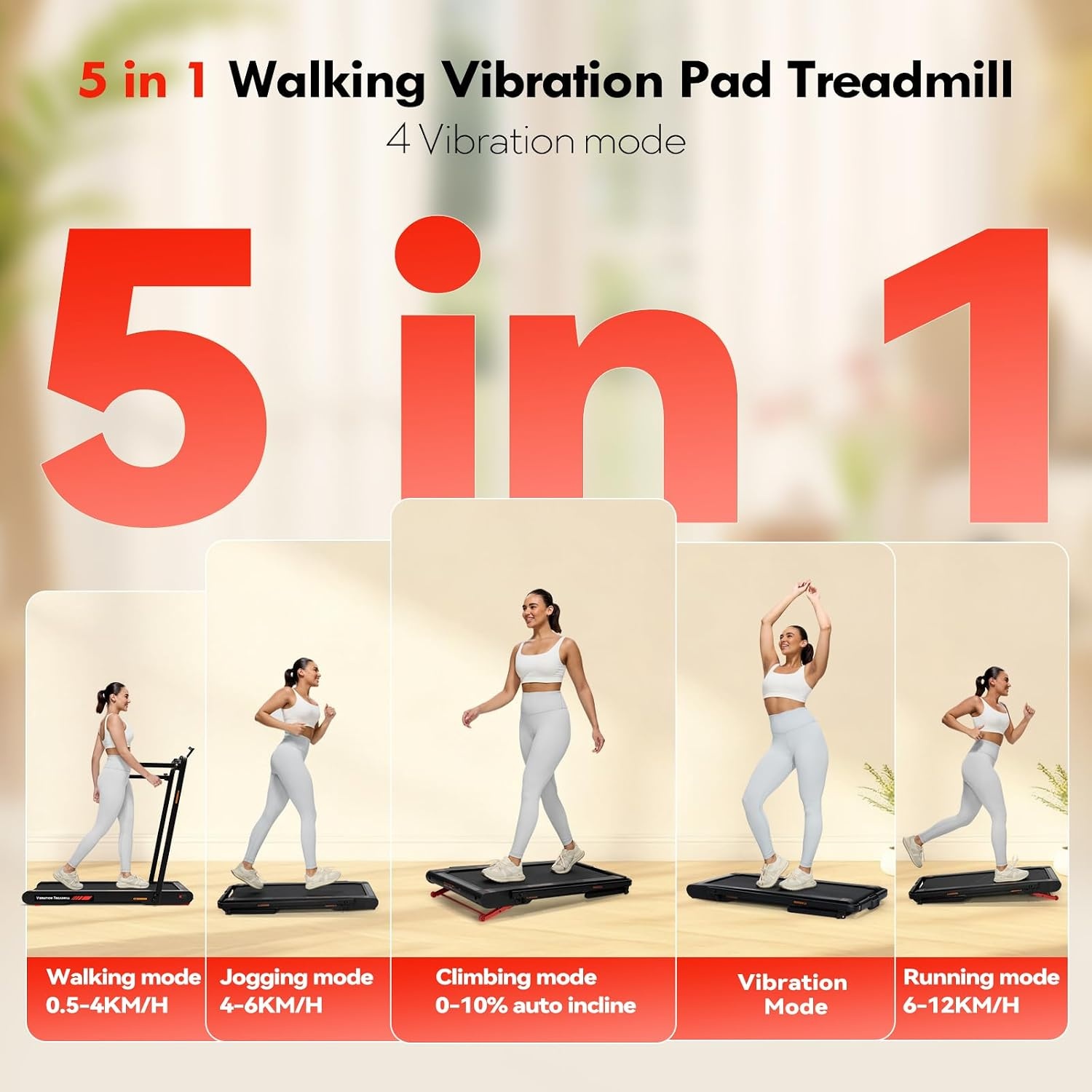 4-in-1 Walking Pad: Effektives Training mit bis zu 35% Rabatt