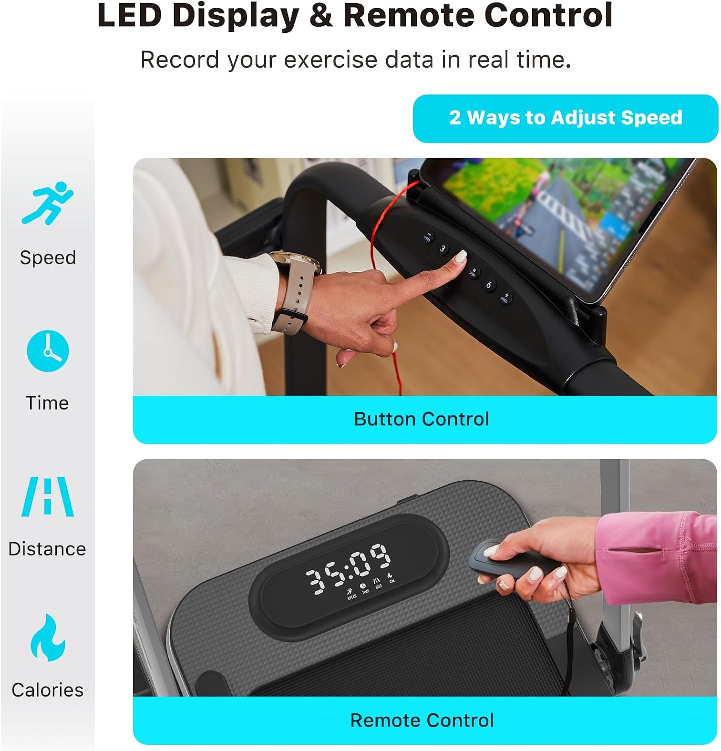 Walking Pad Laufband für Heimbüro - Klappbar & App-Steuerung - Bis zu 35% Rabatt