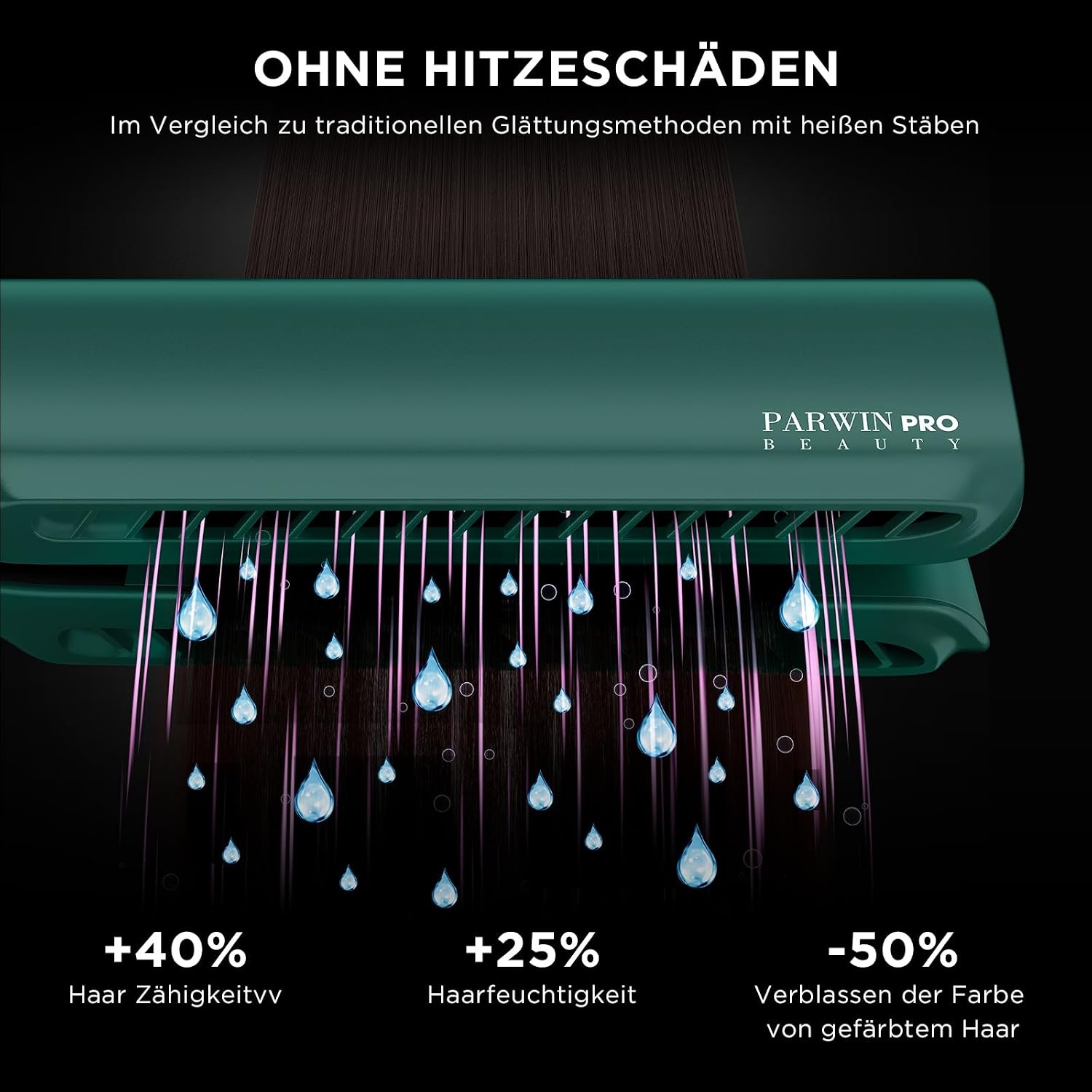Ionen-Haarglätter mit Luftstrom für langes Haar | 1200W | Bis zu 35% Rabatt