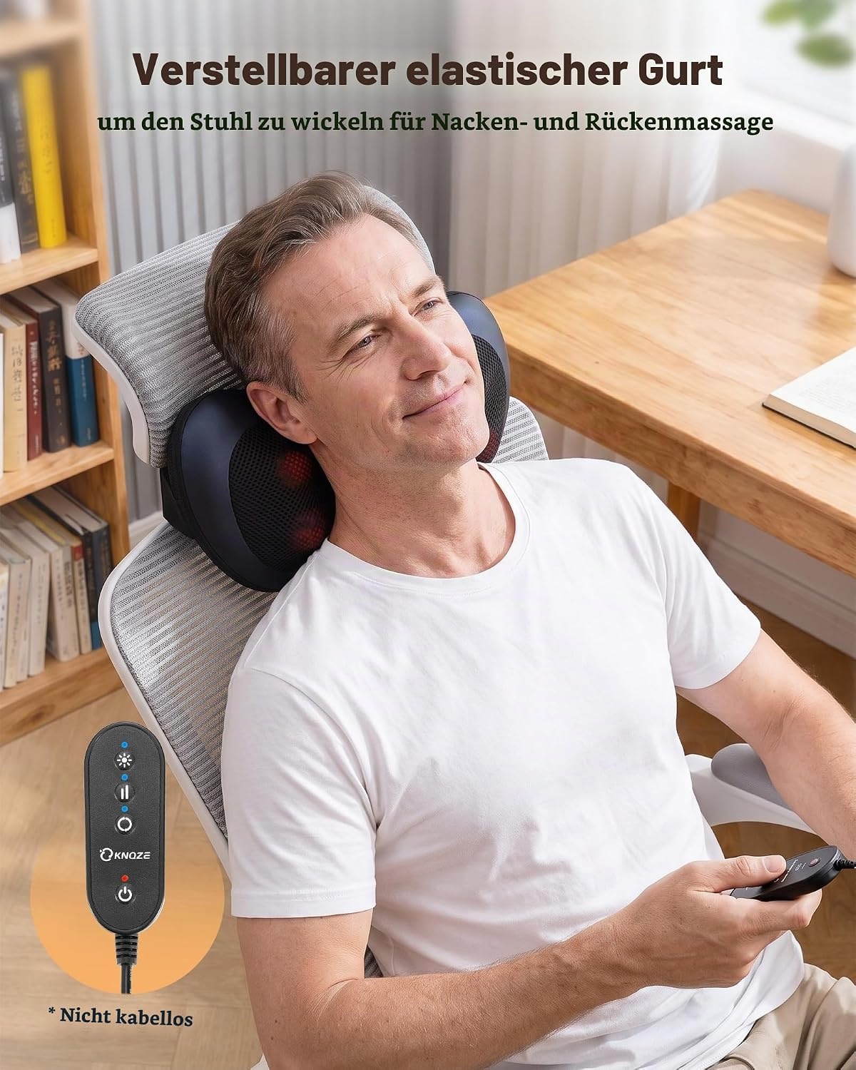 Shiatsu Nackenmassagegerät mit Wärme & Fernbedienung - bis zu 28% Rabatt