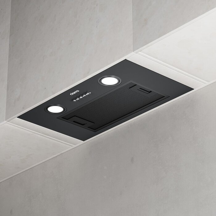 Integrierte 52cm Unterbau-Dunstabzugshaube - Schwarz - bis zu 35% Rabatt