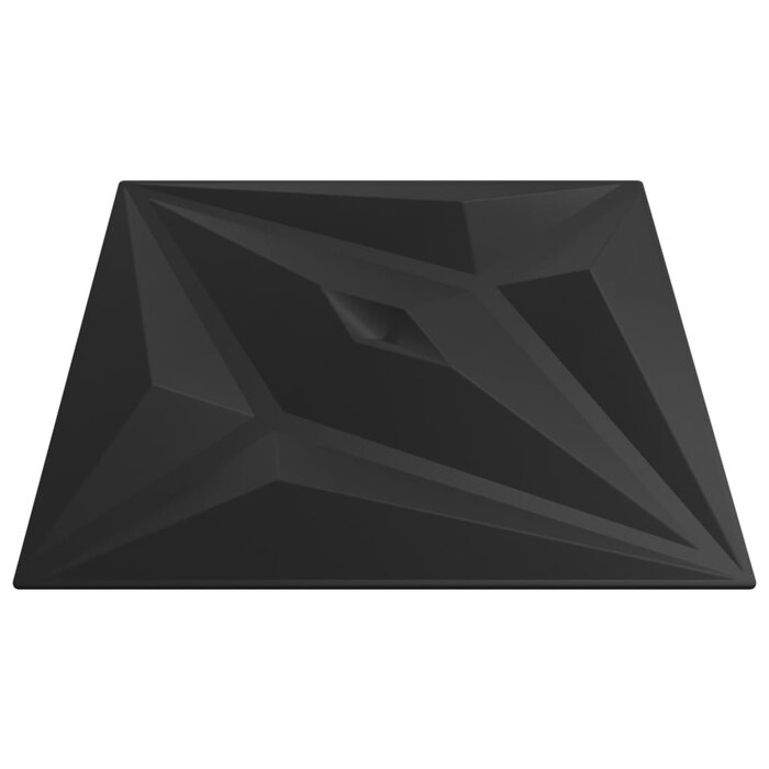 Wandpaneele Stern-Design 12er-Set Schwarz - Bis zu 32% Rabatt