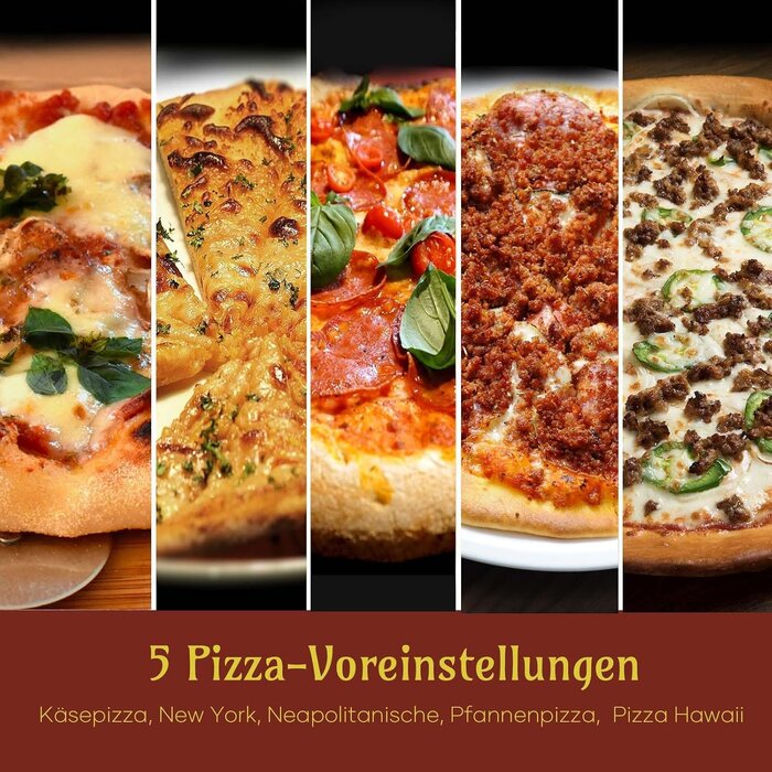 Elektrischer Pizzaofen bis 450°C für 32 cm Pizzen - Sparen Sie bis zu 35%
