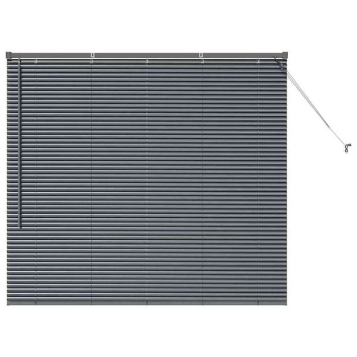Aluminium Jalousie Dunkelgrau 130x145 cm - bis zu 32% Rabatt im Outlet