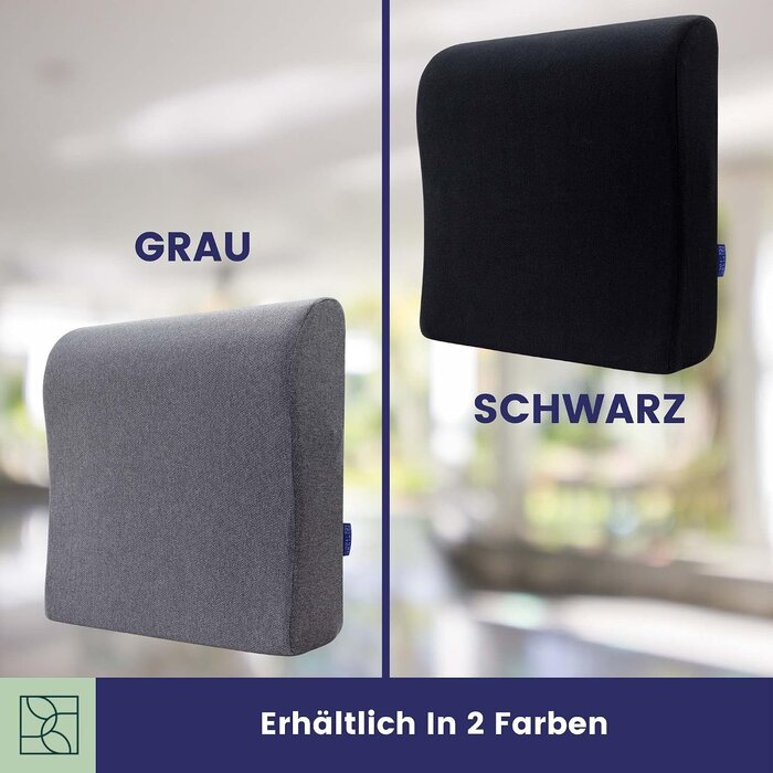 Ergonomisches Sitzkissen 40x40x13 cm - Schwarz - Bis zu 28% sparen