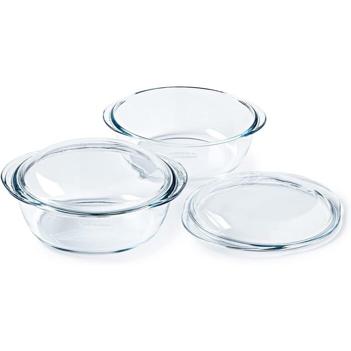 2-tlg. Auflaufformen-Set aus Borosilikatglas - bis zu 32% günstiger