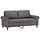 Modernes 2-Sitzer Sofa, 140 cm, Kunstleder Grau - Jetzt bis zu 35% Rabatt