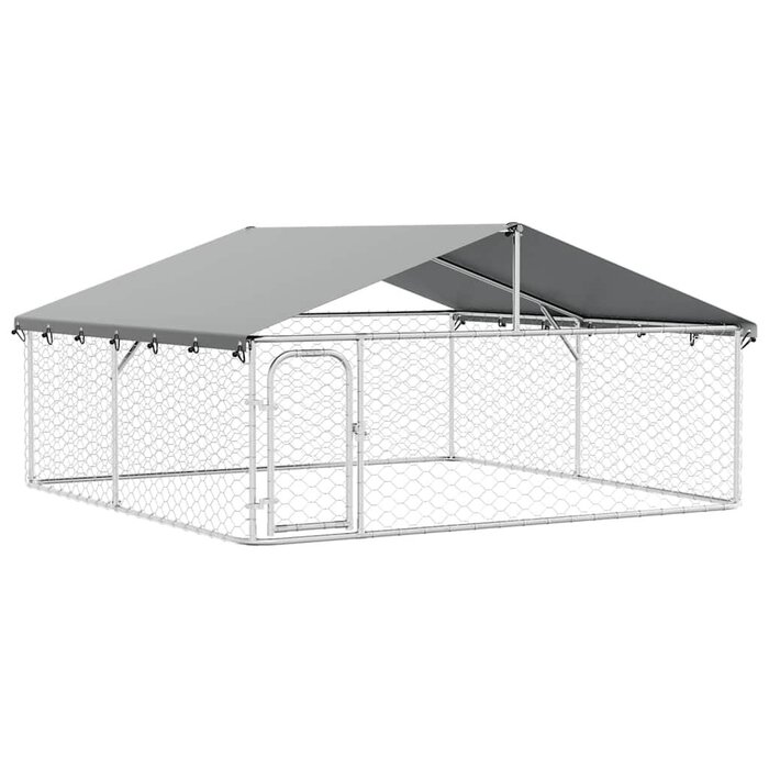 Großer Hundezwinger 300x300x150cm mit Dach - bis zu 35% Rabatt