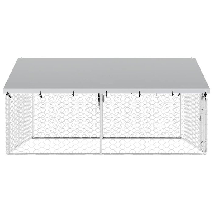 Großer Hundezwinger 300x300x150cm mit Dach - bis zu 35% Rabatt