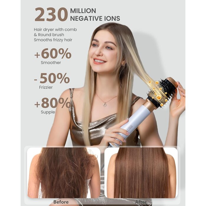 6-in-1 Multifunktions-Haarstyler & Föhnbürste - bis zu 28% sparen