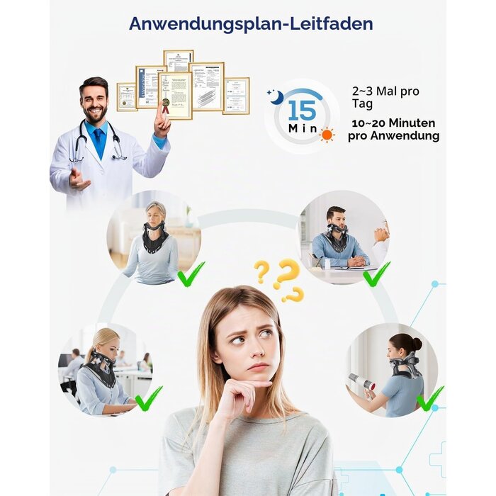 Nackentraktionsgerät zur Haltungskorrektur - jetzt bis zu 34% sparen
