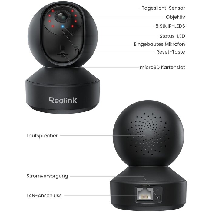3K WLAN-Innenkamera mit Schwenk-Neige-Funktion - Outlet-Deal bis zu 34% sparen
