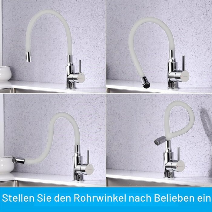 Moderne Küchenarmatur flexibel mit 360° Auslauf - bis zu 32% Rabatt