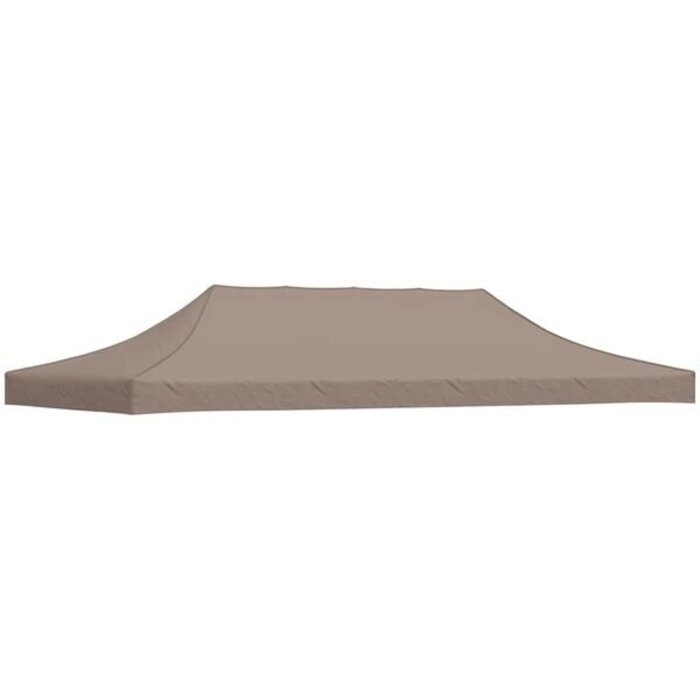 Vidaxl Partytentdach 6x3 m Taupe - Ersatzbezug für Faltpavillon - bis zu 34% sparen
