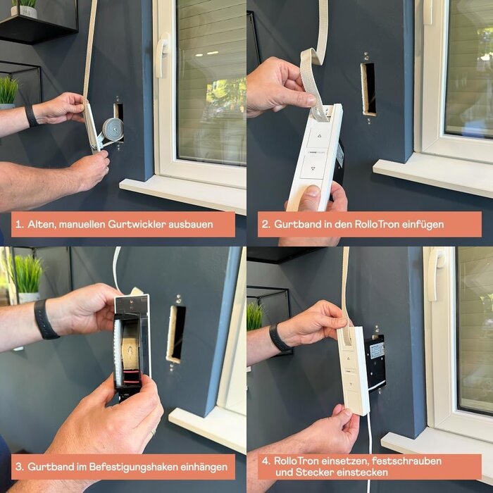 Elektrischer Rollladenwickler für 23 mm Gurt - FRITZ!Box kompatibel - bis zu 34%