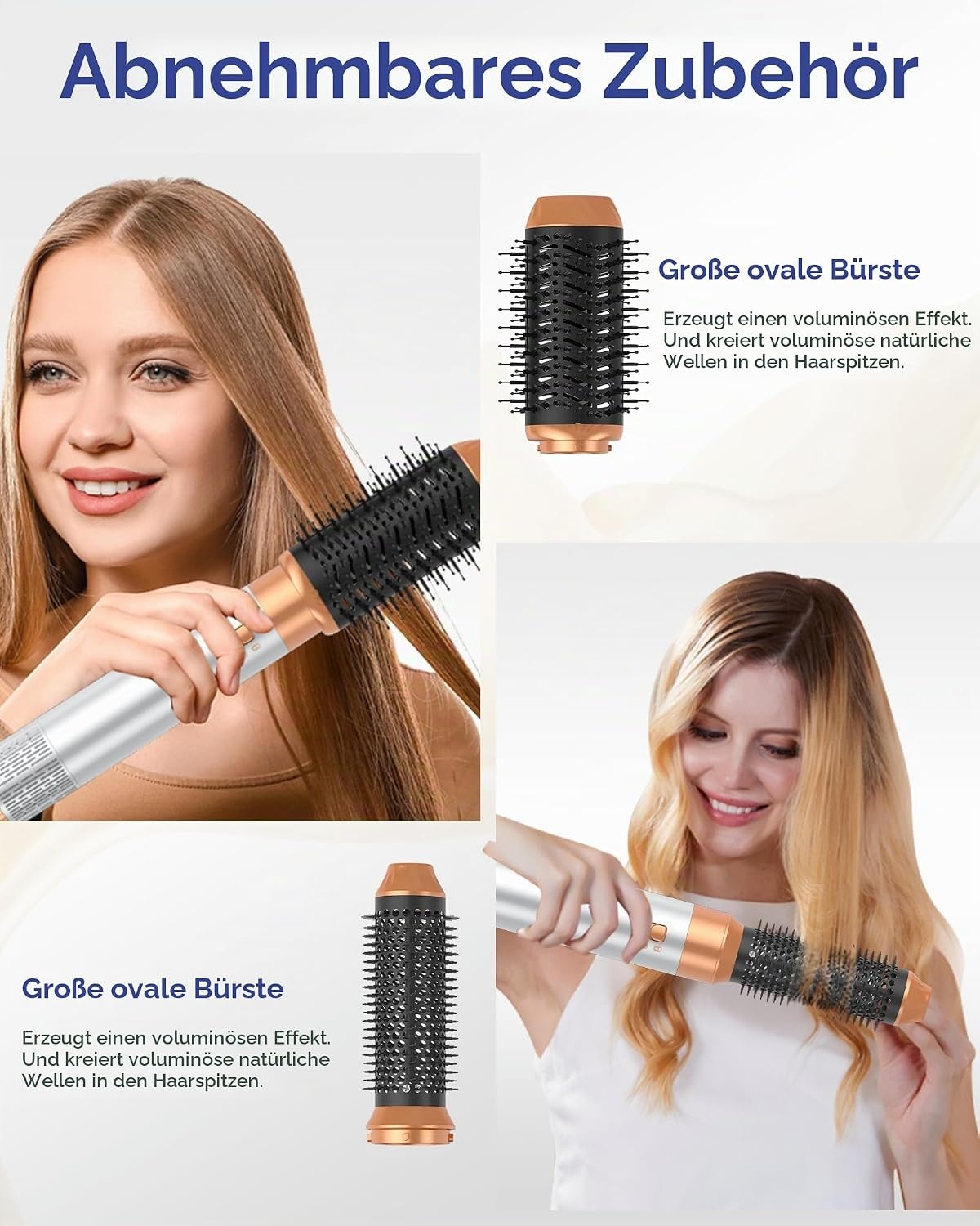 6-in-1 Multistyler Warmluftbürste - 1000W Haarstyling-Set - bis zu 28% reduziert