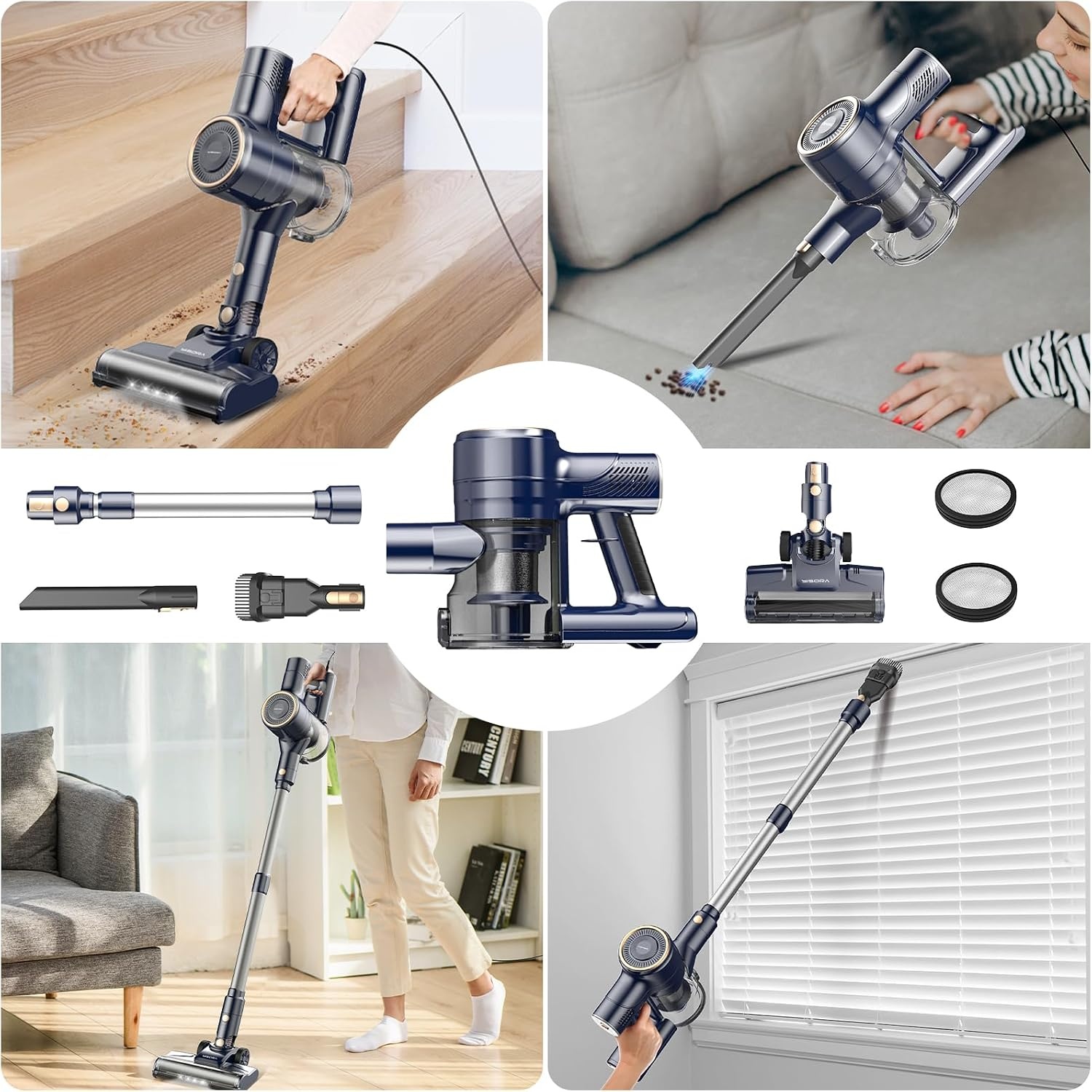 6-in-1 Stabstaubsauger: 600W & 23kPa | Outlet-Deal bis zu 33% günstiger