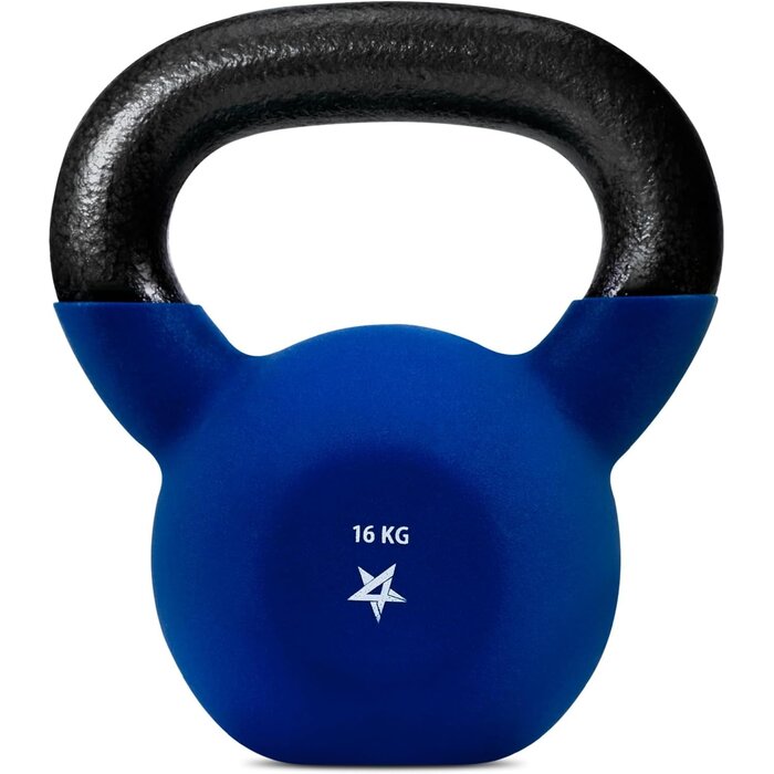 Gusseisen Kettlebell mit Neopren-Überzug - bis zu 29% Rabatt sparen