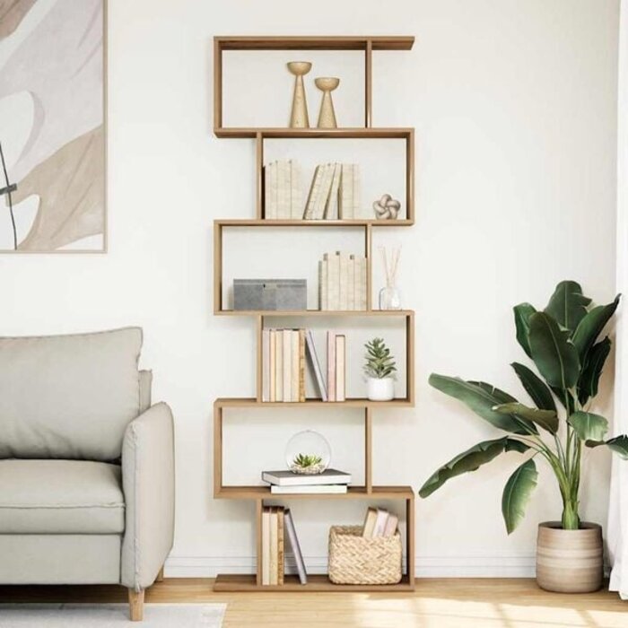 Vidaxl Raumteiler & Bücherregal, 70x193cm, Artisan-Eiche - bis zu 35% Rabatt