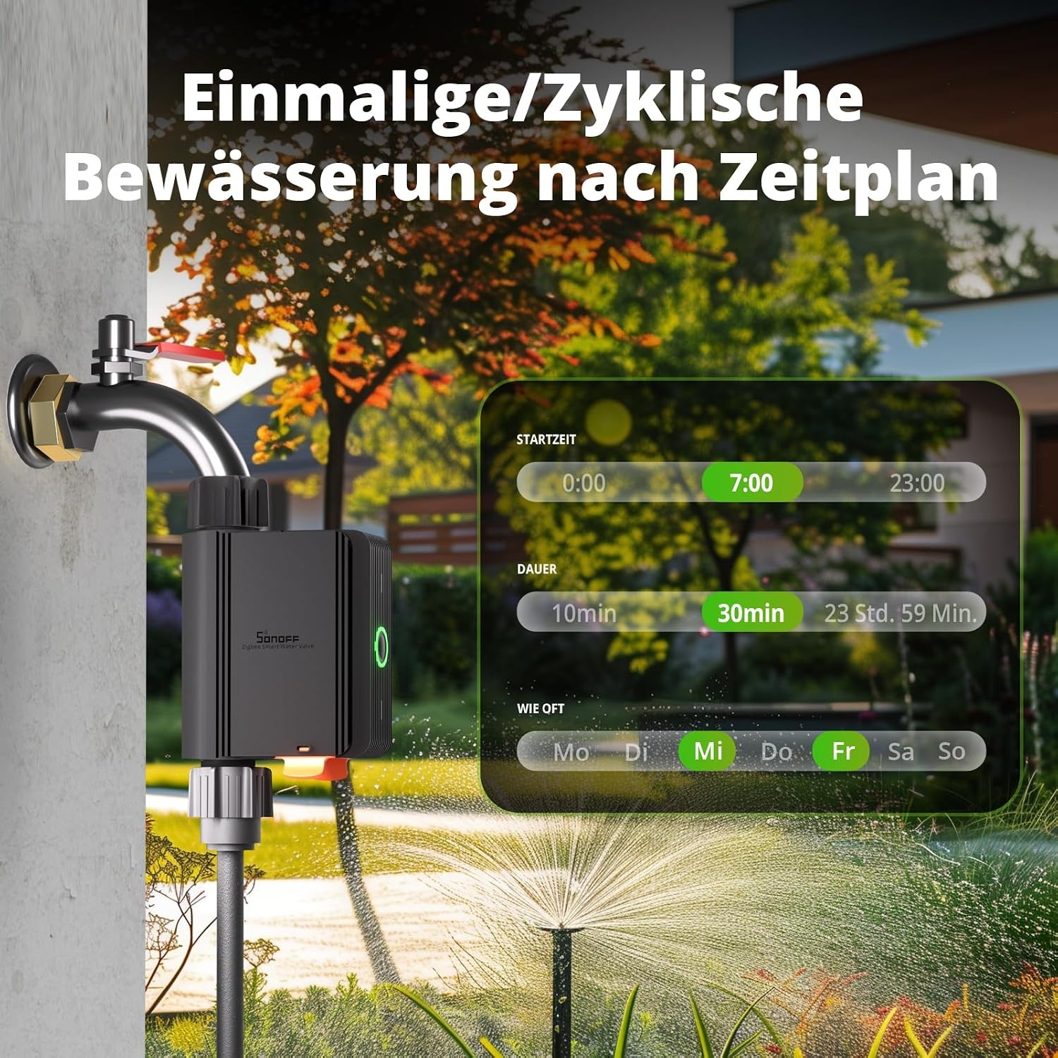 Intelligenter Bewässerungscomputer Zigbee 3.0 - jetzt bis zu 32% günstiger