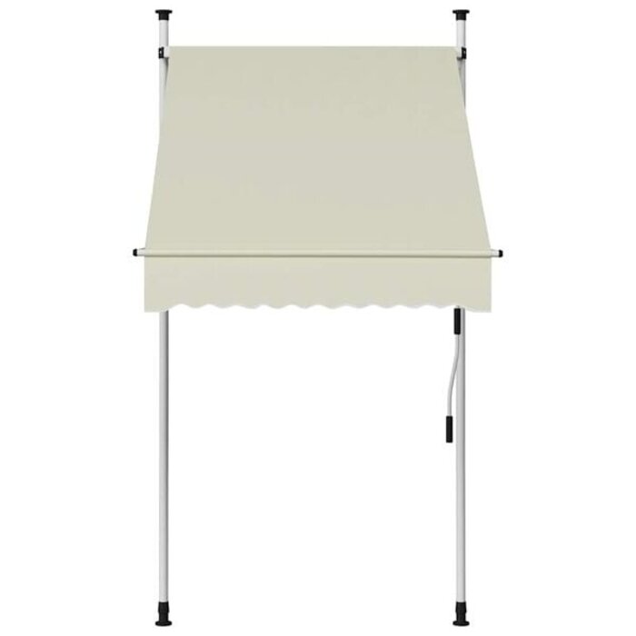 Vidaxl Manuelle Klemmmarkise 100 cm, Creme - Jetzt bis zu 34% Rabatt sichern!