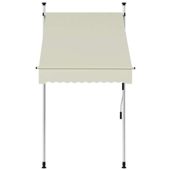 Vidaxl Manuelle Klemmmarkise 100 cm, Creme - Jetzt bis zu 34% Rabatt sichern!