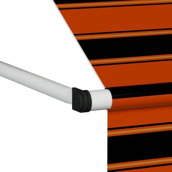 Vidaxl Manuelle Markise 300 cm, Orange/Braun - bis zu 34% sparen
