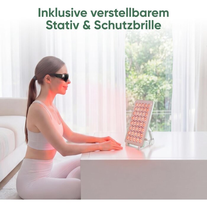 Rotlichttherapie-Panel mit 160 LEDs - Kompakt & Effektiv - bis zu 30% Rabatt