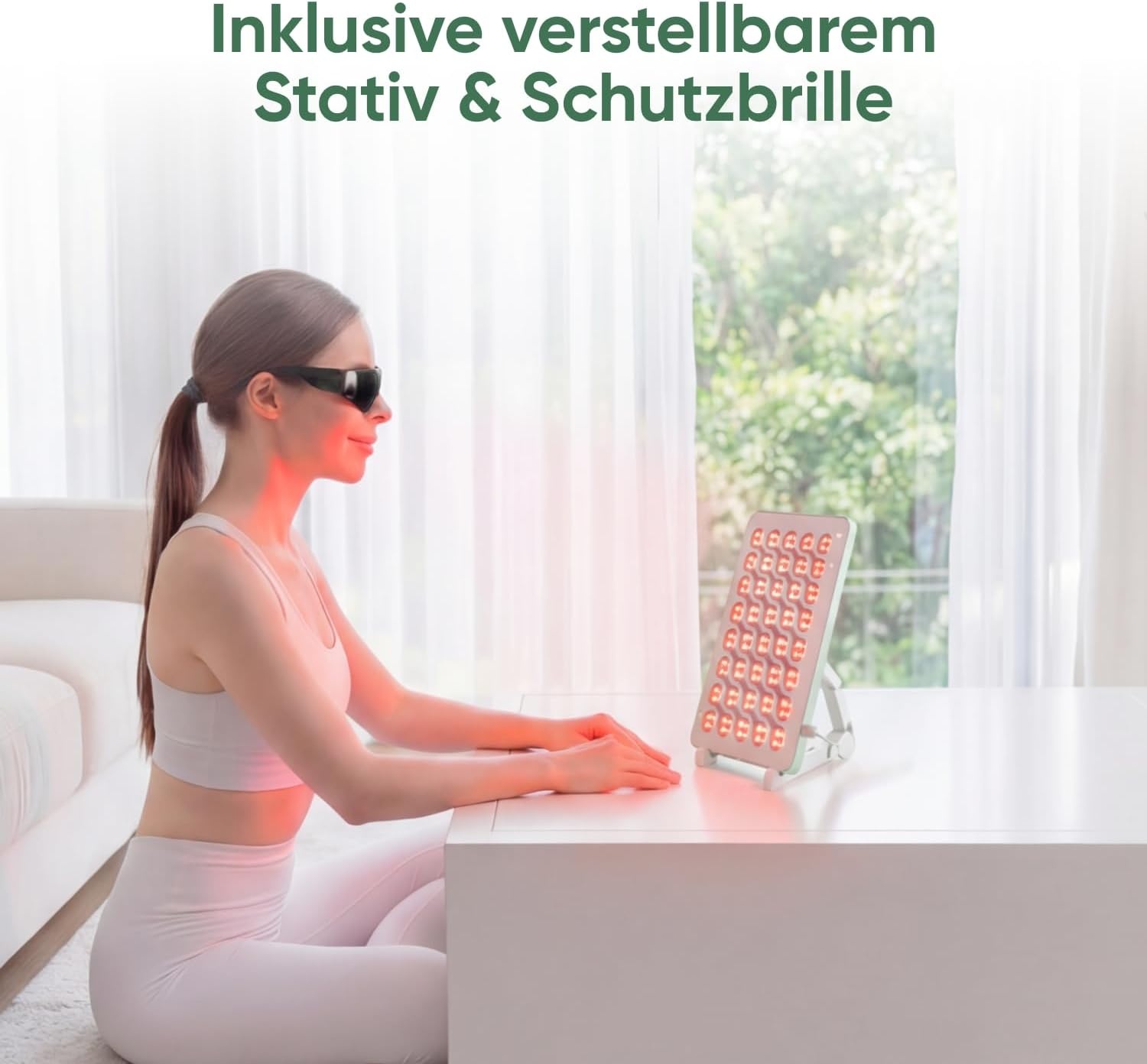 Rotlichttherapie-Panel mit 160 LEDs - Kompakt & Effektiv - bis zu 30% Rabatt