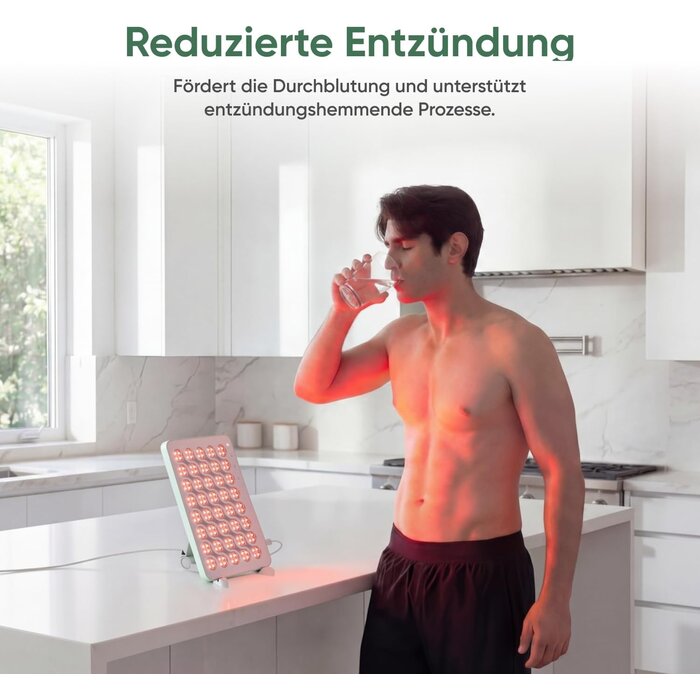 Rotlichttherapie-Panel mit 160 LEDs - Kompakt & Effektiv - bis zu 30% Rabatt