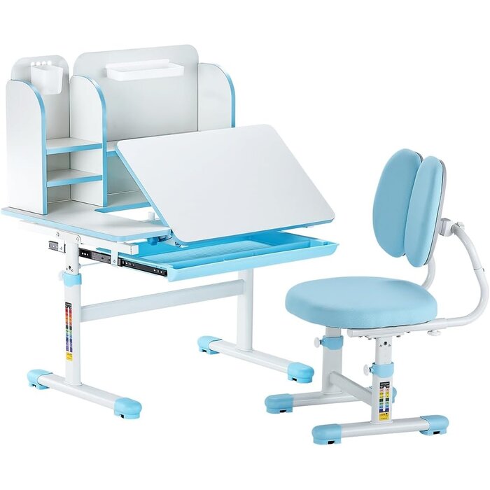 Vevor Ergonomisches Kinderschreibtisch-Set, höhenverstellbar - bis zu 35% sparen