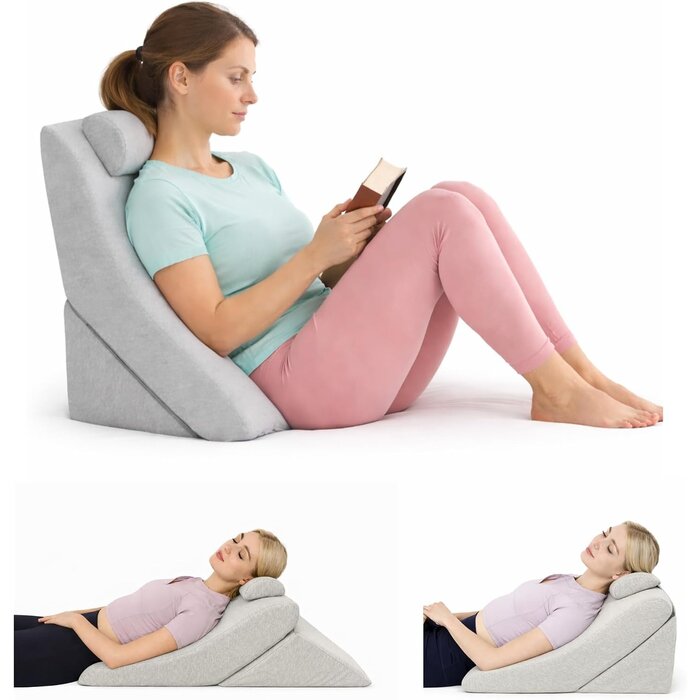 Amazon Ergonomisches Keilkissen 60x50x30 cm - Memory-Schaum - bis zu 28% reduziert