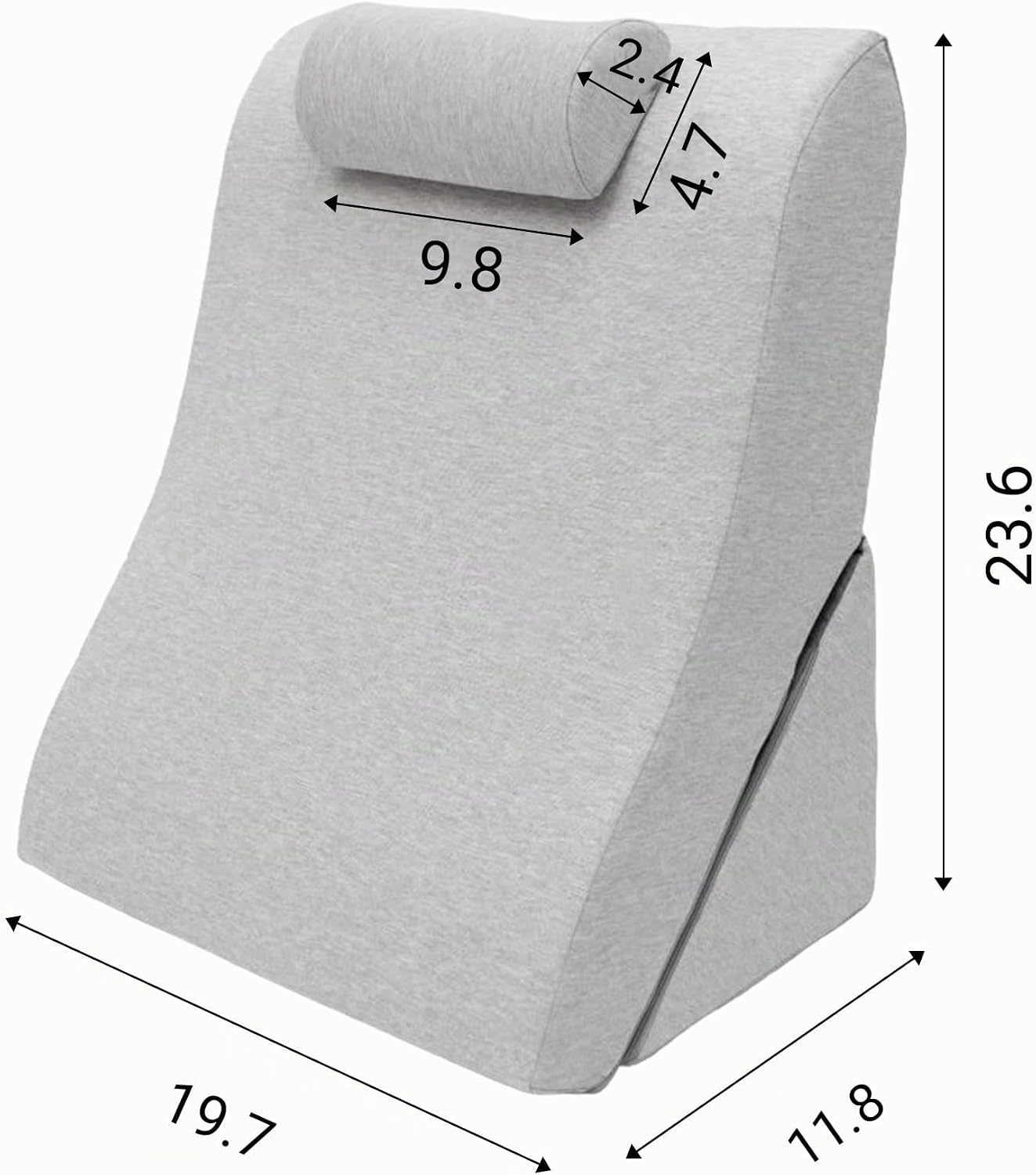 Amazon Ergonomisches Keilkissen 60x50x30 cm - Memory-Schaum - bis zu 28% reduziert