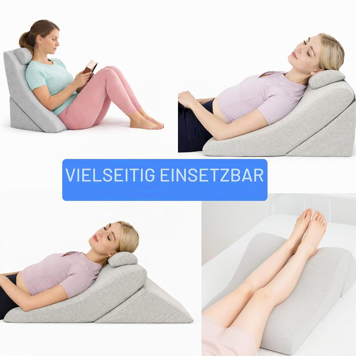 Amazon Ergonomisches Keilkissen 60x50x30 cm - Memory-Schaum - bis zu 28% reduziert