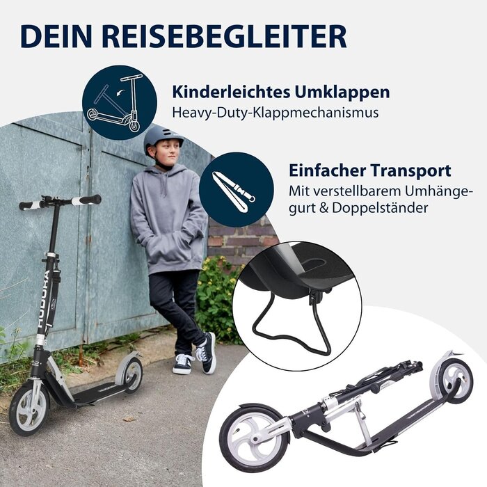 City-Scooter 230 mm mit Luftreifen - faltbar - bis zu 35% Rabatt