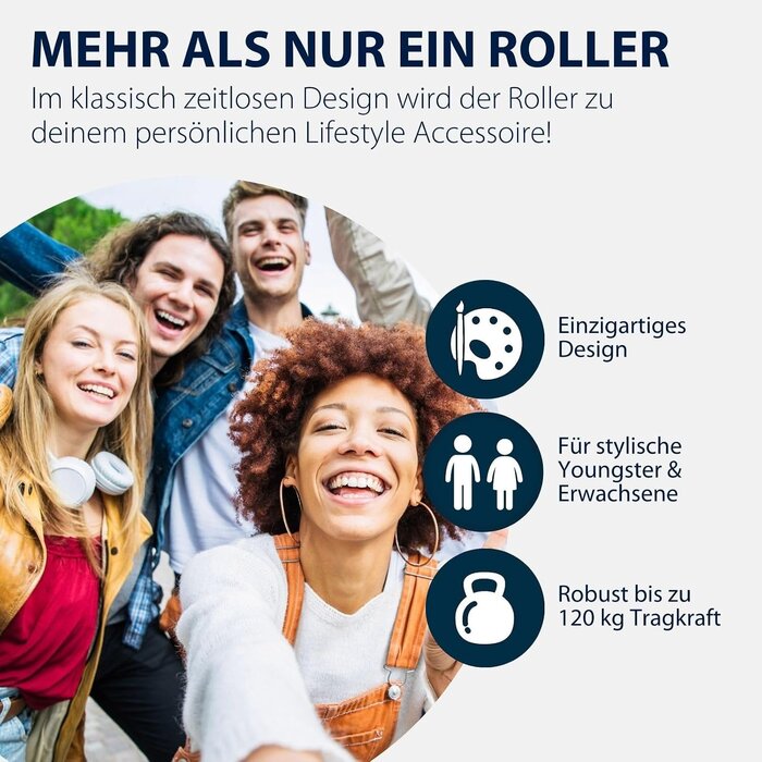 City-Scooter 230 mm mit Luftreifen - faltbar - bis zu 35% Rabatt