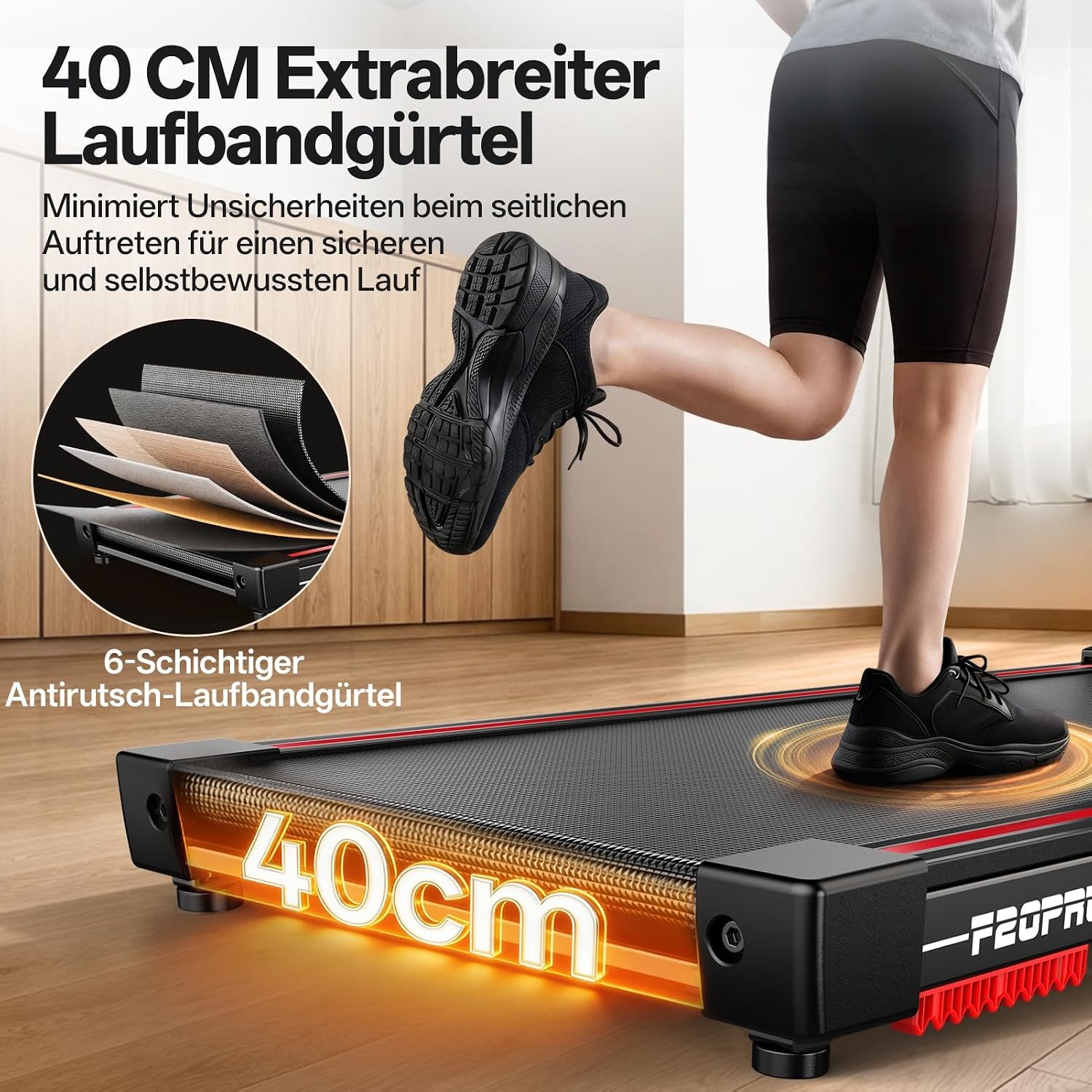 Klappbares Laufband bis 12 km/h mit 8% Steigung - Jetzt bis zu 35% sparen