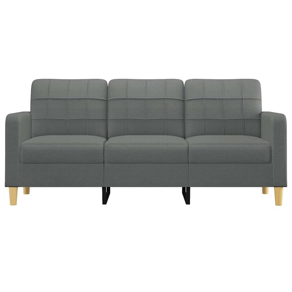 Vidaxl Modernes 3-Sitzer Sofa 180 cm Stoff Dunkelgrau - Jetzt bis zu 33% sparen