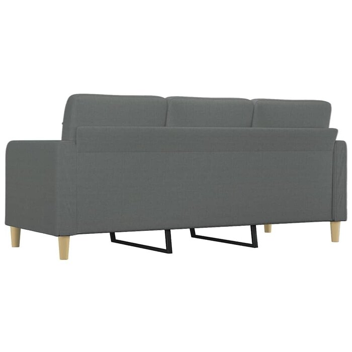 Vidaxl Modernes 3-Sitzer Sofa 180 cm Stoff Dunkelgrau - Jetzt bis zu 33% sparen