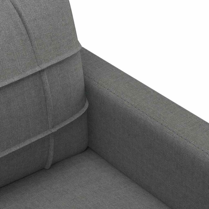 Vidaxl Modernes 3-Sitzer Sofa 180 cm Stoff Dunkelgrau - Jetzt bis zu 33% sparen